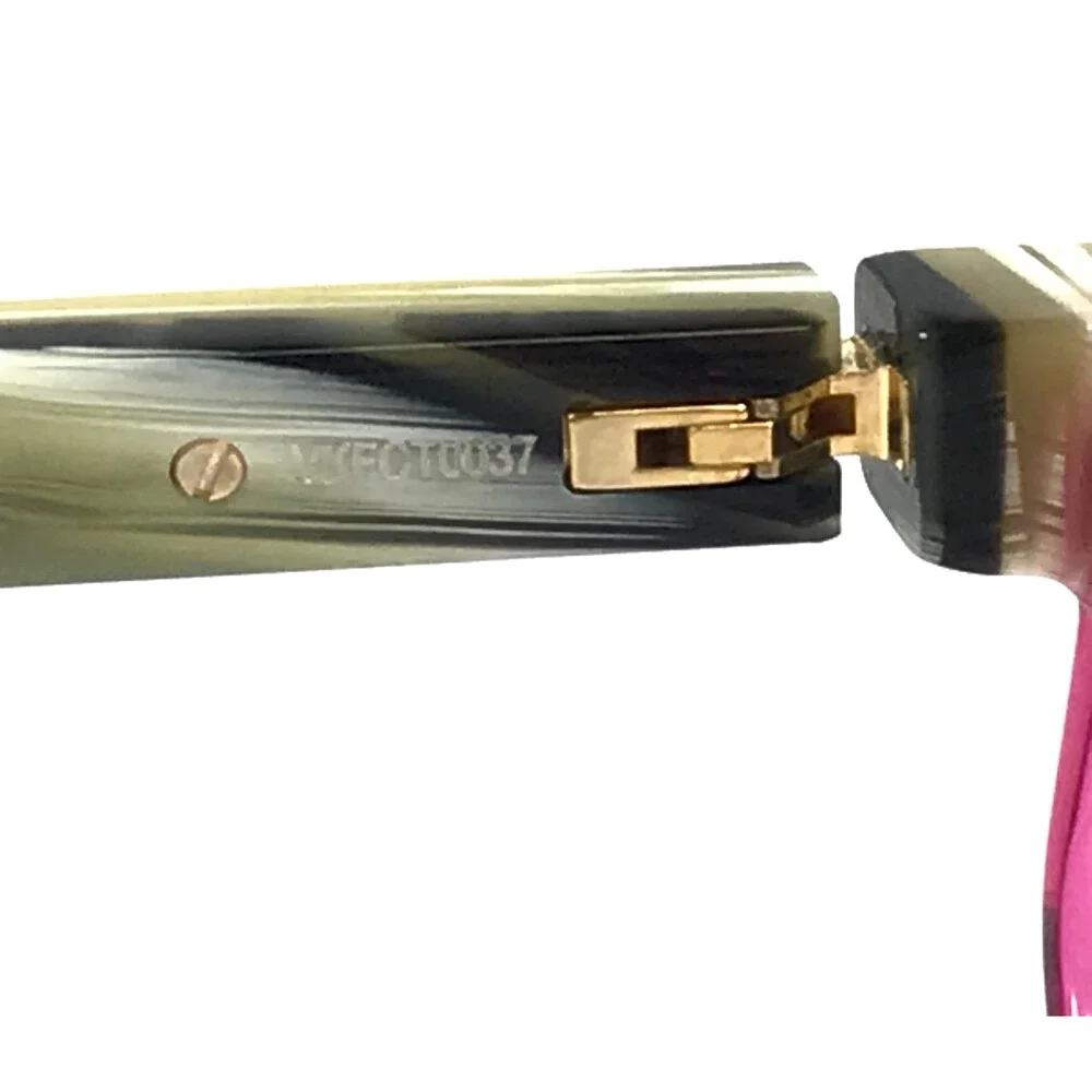 Etnia Barcelona Eyeglasses Frames STELE PKHO Clear Pink Horn Yellow 56-16-138